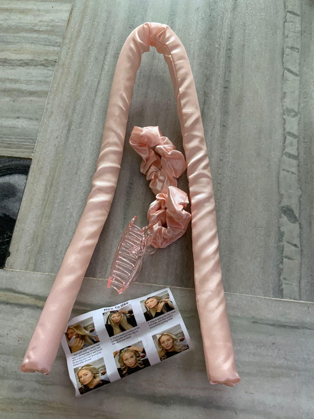 Satin Heatless Hair Curler Set
